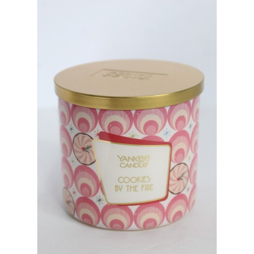 Yankee Candle Cookies By The‎ Fire 3-wick Scented Candle 14.5 oz New